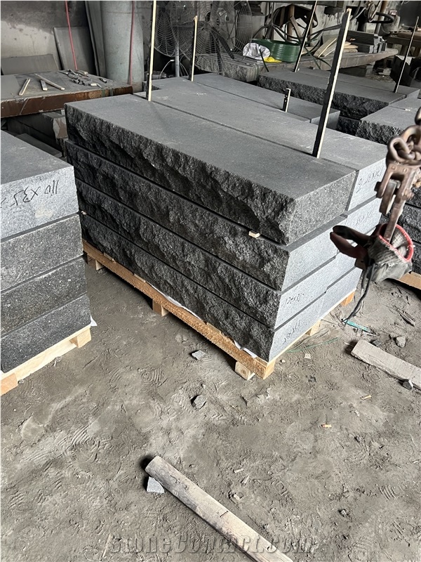 Swan Black Granite Step Blocks Stairs