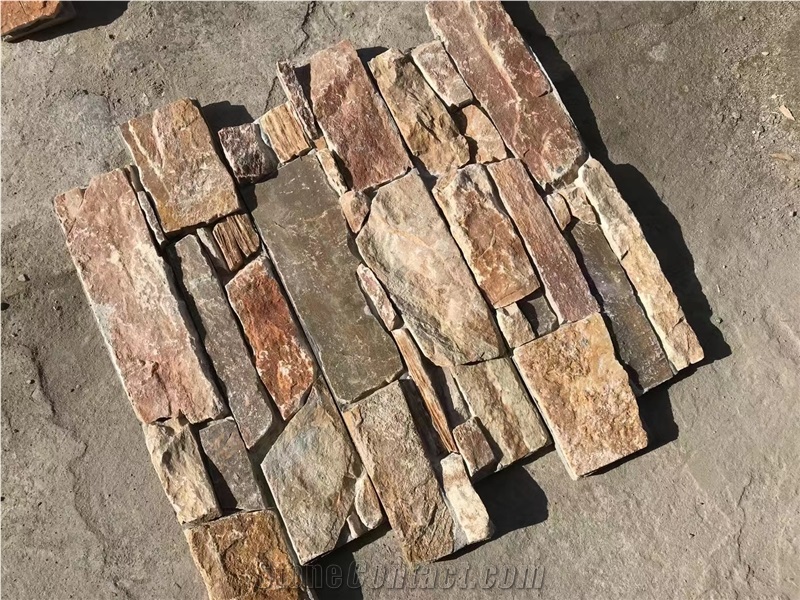 Slate Culture Stone Cladding Exterior Wall Panel Veneer