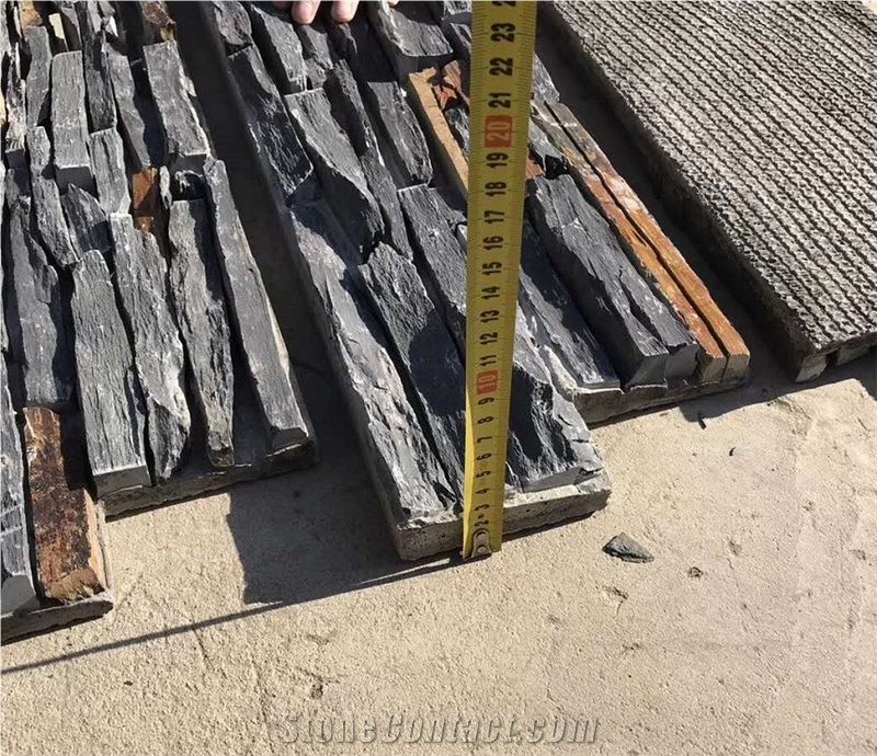 Slate Culture Stone Cladding Exterior Wall Panel Veneer