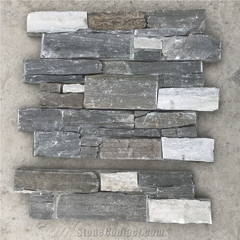 Slate Culture Stone Cladding Exterior Wall Panel Veneer