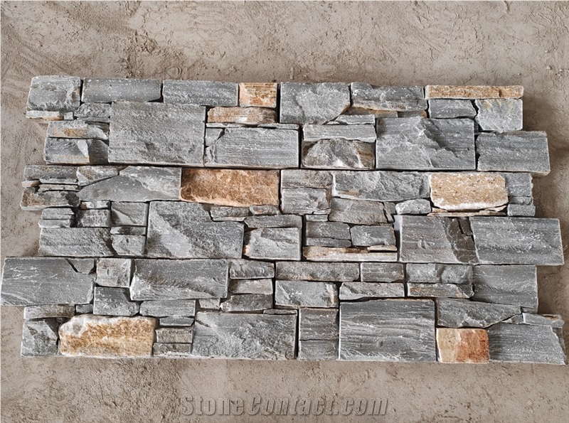 Slate Culture Stone Cladding Exterior Wall Panel Veneer