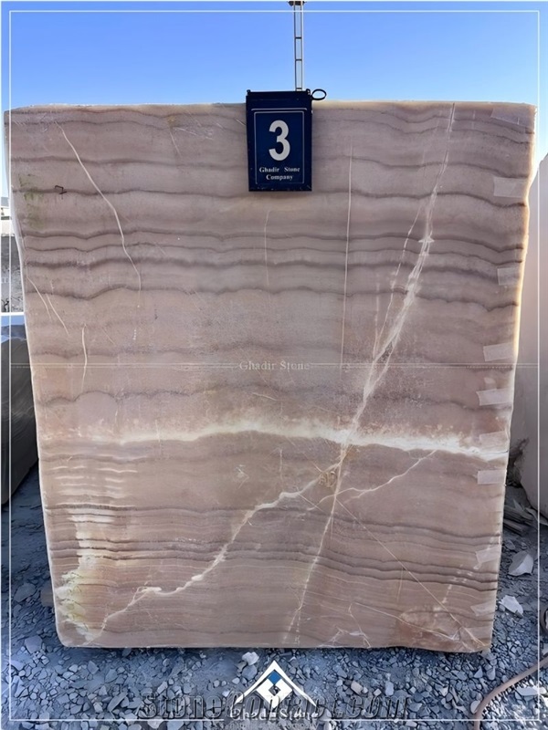 Extra Orange Onyx Quarry Blocks