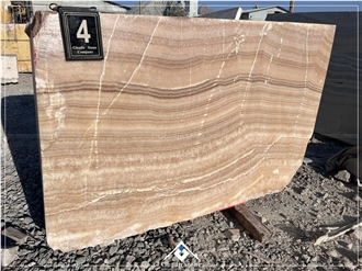 Extra Orange Onyx Quarry Blocks