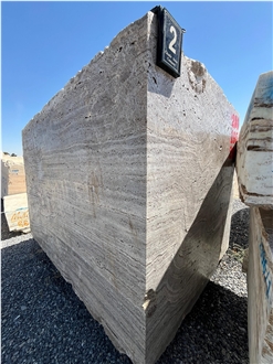 Persian Silver Travertine Blocks