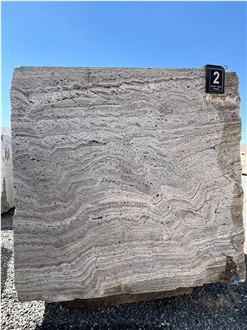 Persian Silver Travertine Blocks