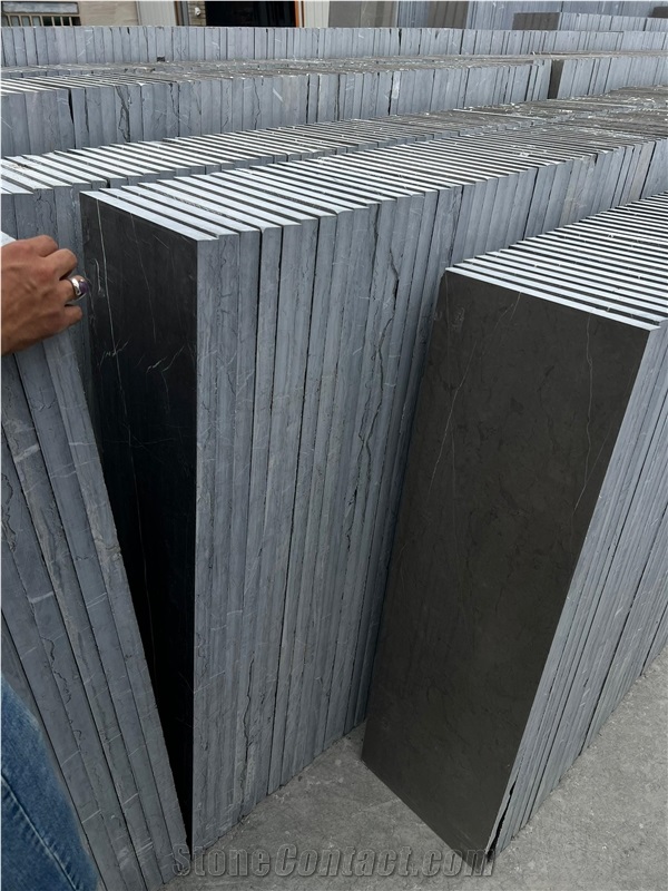 Pietra Gray Marble Polished Tiles