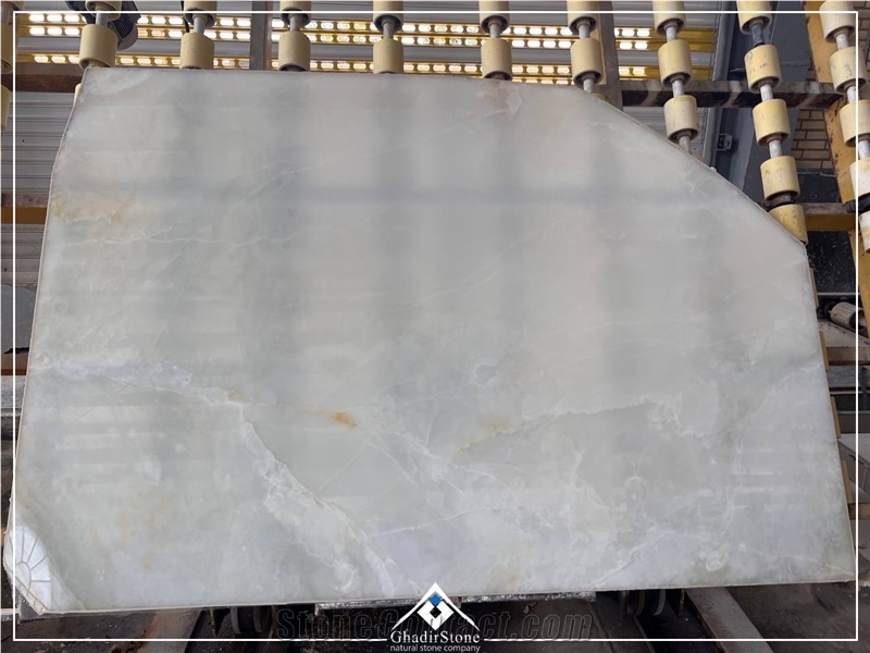 Pure White Onyx Slabs