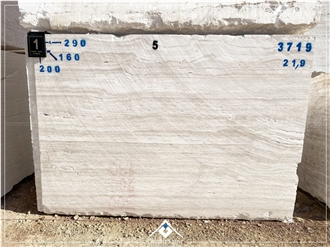 Super White Travertine Blocks