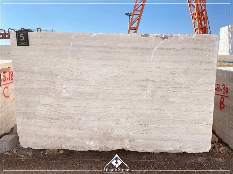 Super White Travertine Blocks