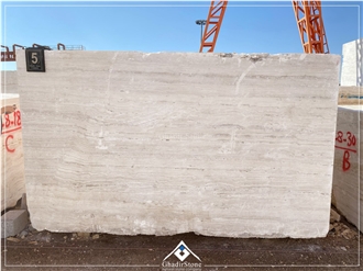 Super White Travertine Blocks