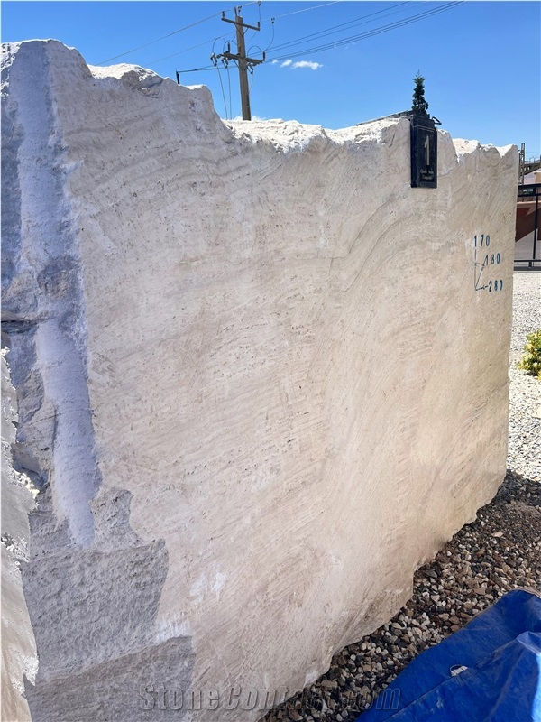 White Travertine Medium Blocks