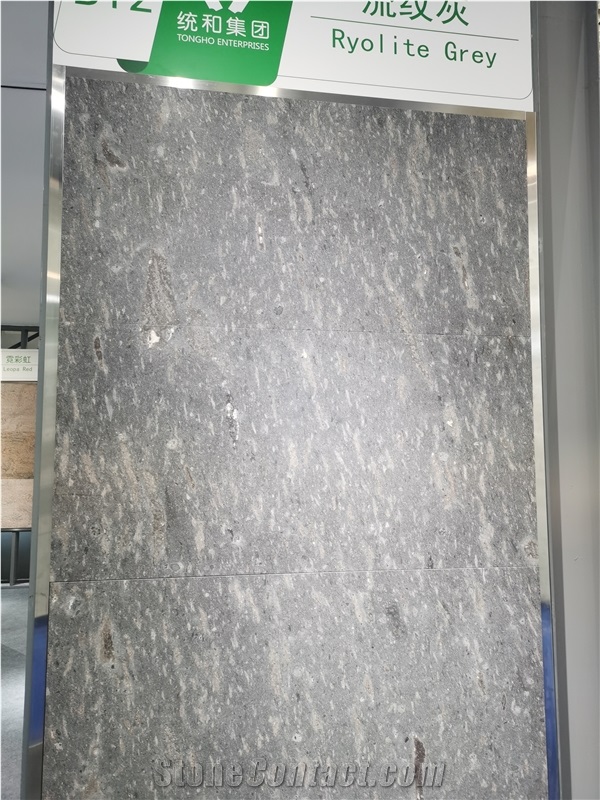 China Grey Rhyolite Slabs And Tiles