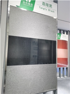 Yangtz Black Granite Slabs And Tiles