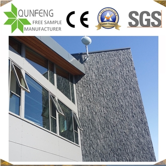 China Black Slate Stone Wall Cladding Ledgestone Veneer
