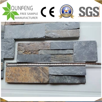 China Split Surface Rusty Slate Culture Stone Wall Tile