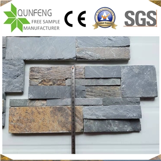 China Split Surface Rusty Slate Culture Stone Wall Tile
