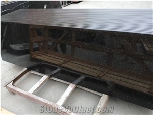 Black Galaxy Granite Kitchen Countertop