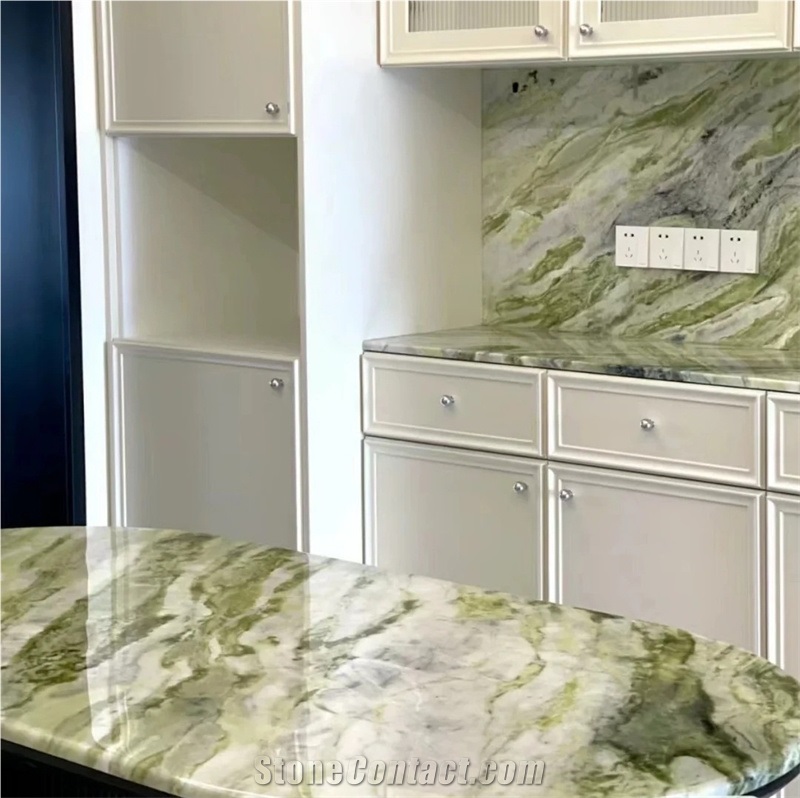 Ancient Green Marble Slabs