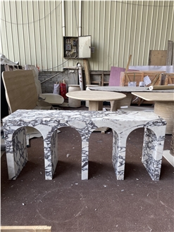 Calacatta Viola Marble Console Table