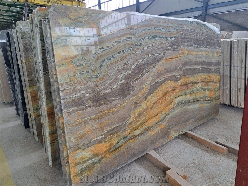 Golden Cobra  Marble Slabs
