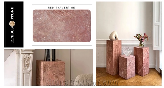 Red Travertine Home Collection  Tiles