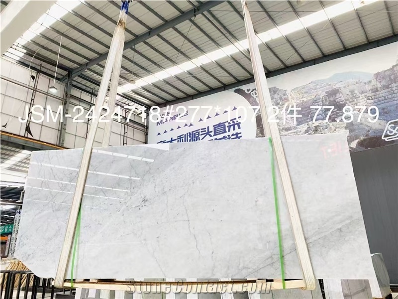 Bianco Carrara Statuarietto Marble  Tipo Venato Slabs
