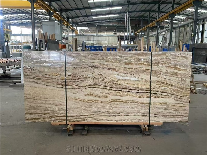 Traonyx Onyx Slabs Onice Travertino Brown Onyx Tile