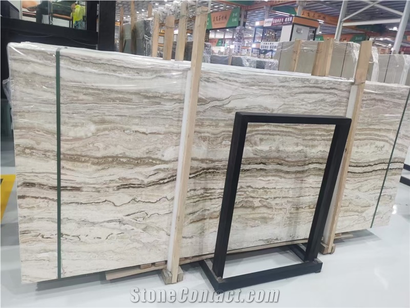 Traonyx Onyx Slabs Onice Travertino Brown Onyx Tile