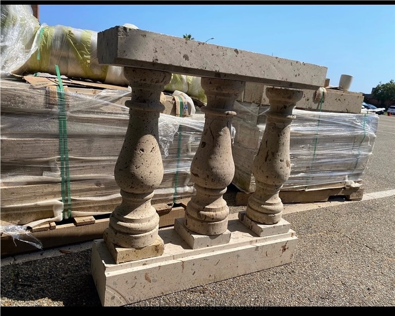 Pinon Blanco Cantera Balustrades