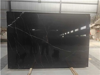 China Marquina Marble Slabs, Tiles