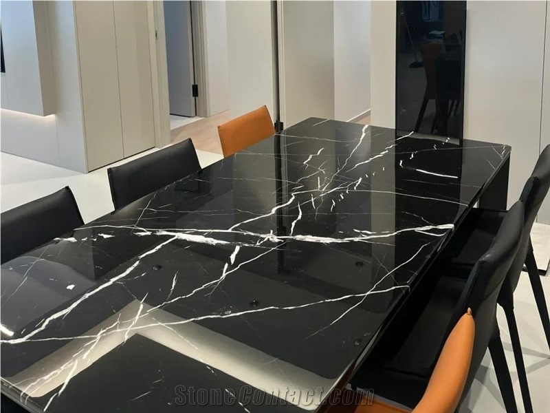 China Marquina Marble Slabs, Tiles