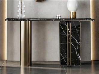China Marquina Marble Slabs, Tiles