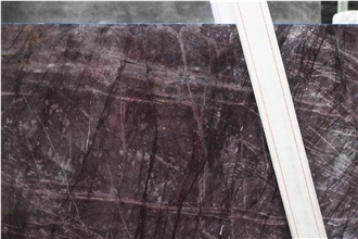 Unique Dark Lilac Monet Purple Quartzite Slabs