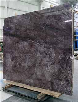 Unique Dark Lilac Monet Purple Quartzite Slabs