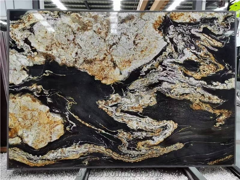 2Cm Brazill Black Fusion Granite New Collection Slabs