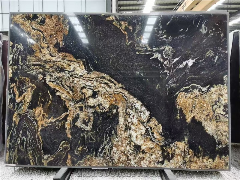 2Cm Brazill Black Fusion Granite New Collection Slabs