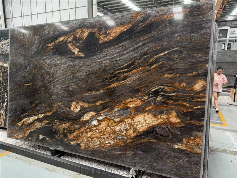 2Cm Brazill Black Fusion Granite New Collection Slabs
