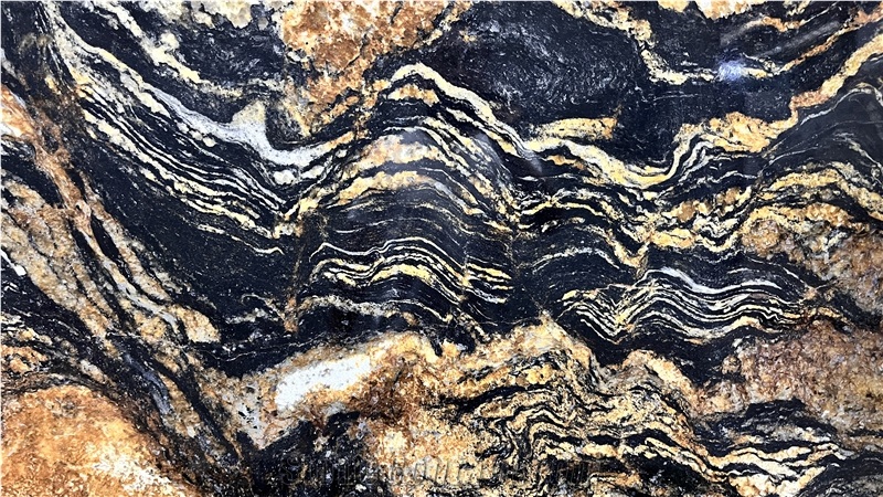 DMD Silk Gold Granite Slabs Collection