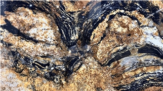 DMD Silk Gold Granite Slabs Collection