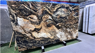 DMD Silk Gold Granite Slabs Collection