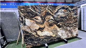 DMD Silk Gold Granite Slabs Collection