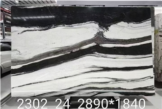 Good Price Of 2Cm  Panda White Marble Slabs Tiles