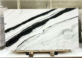 Good Price Of 2Cm  Panda White Marble Slabs Tiles