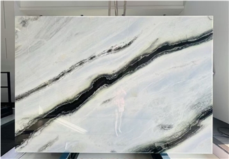 Good Price Of 2Cm  Panda White Marble Slabs Tiles