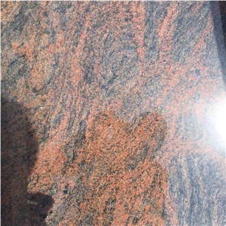 Indian Multicolor Red Granite Slabs And Tiles