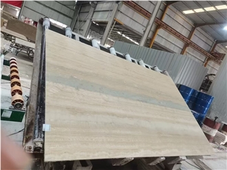New Silver Travertine  Ash Travertine Collection Slabs
