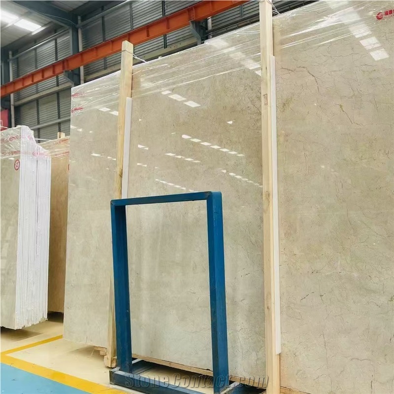 Royal Gold Leaf Walnut Beige Marble Slabs, Marble Tiles