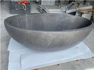 Carved Solid Marble Luxury Stone Calacatta Viola Bathtub