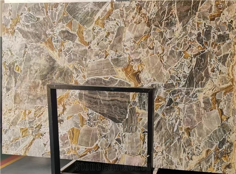 Imported Luxury Marble Slabs Ponte Vecchio For Projects