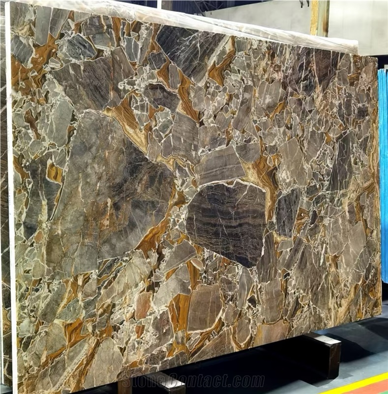 Imported Luxury Marble Slabs Ponte Vecchio For Projects